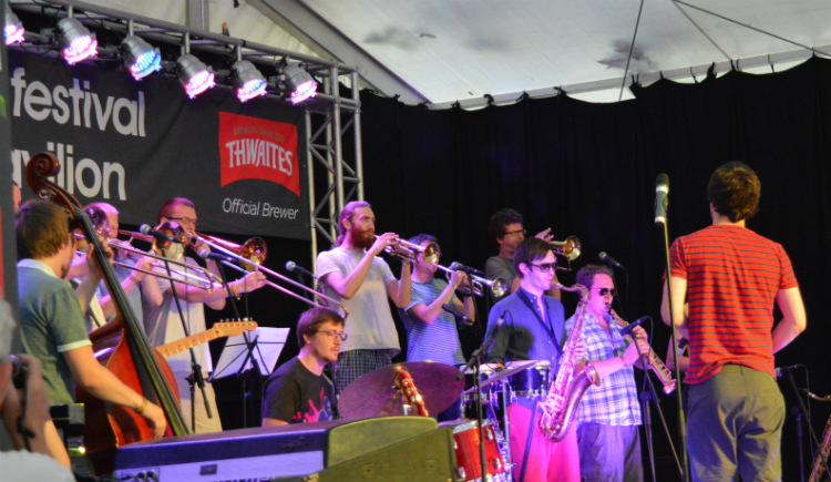 Beats and Pieces Big Band at Manchester Jazz Festival 2014