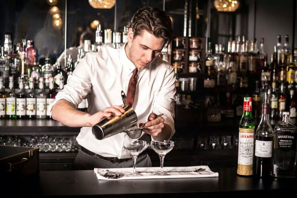image of bartender at The Fitzgerald