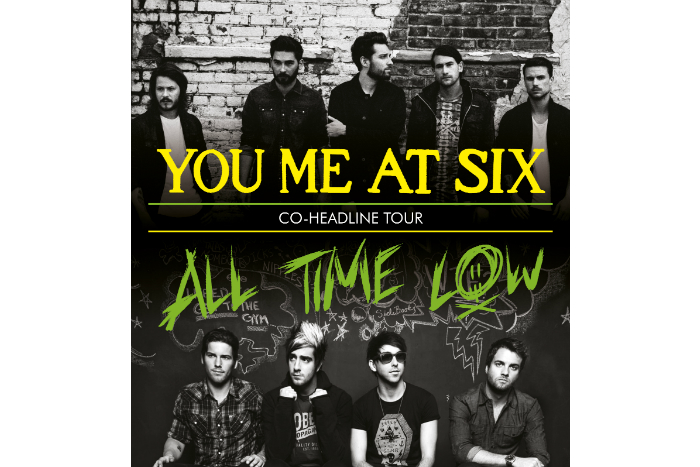 image of You Me At Six and All Time Low