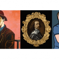 image of Artists in the frame - self-portraits by van dyck and others