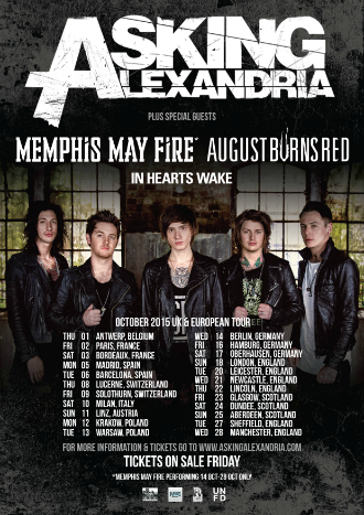 Asking Alexandria announce Manchester tour date