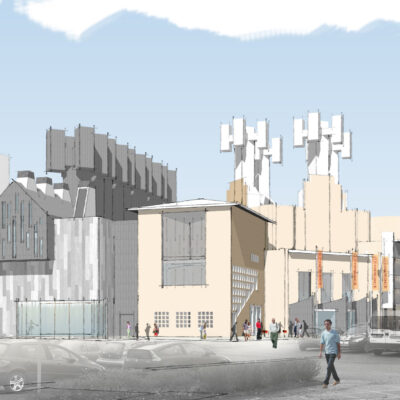 image of The initial concept image of Contact courtesy of Sheppard Robson