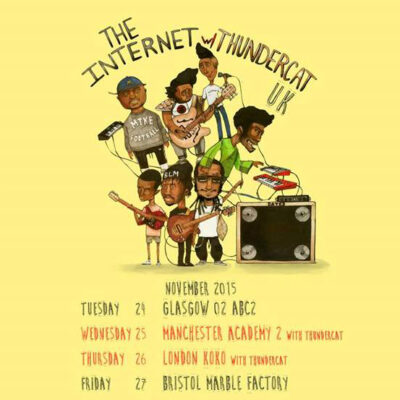 image of The Internet with Thundercat poster