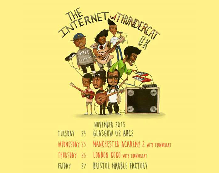 The Internet and Thundercat announce co-headline Manchester tour date