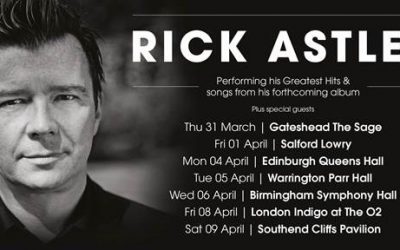 Previewed: Rick Astley at the Lowry Theatre
