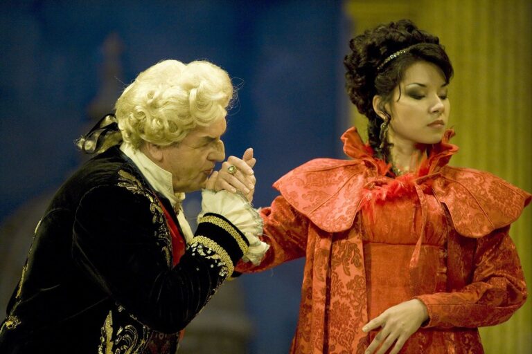 Production shot from Tosca
