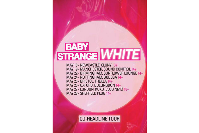 White and Baby Strange announce co-headline Sound Control gig
