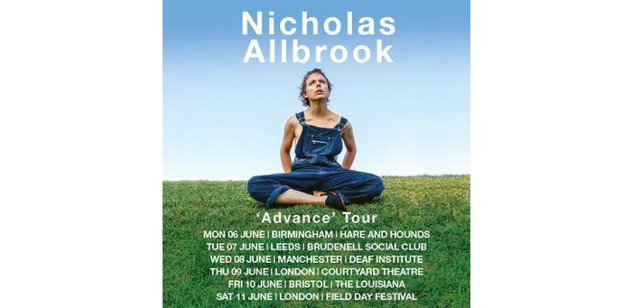 Nicholas Allbrook tour poster