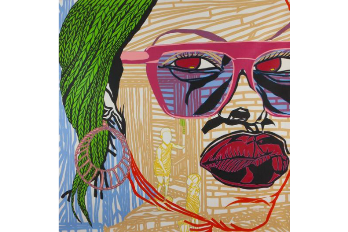 Boris Nzebo painting - She Want Love