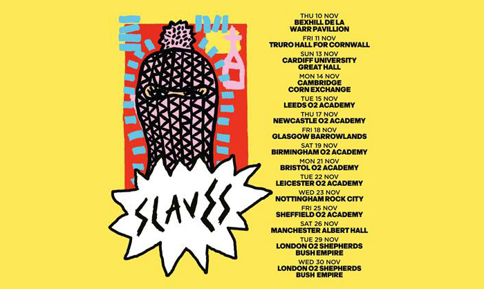 image of Slaves tour poster