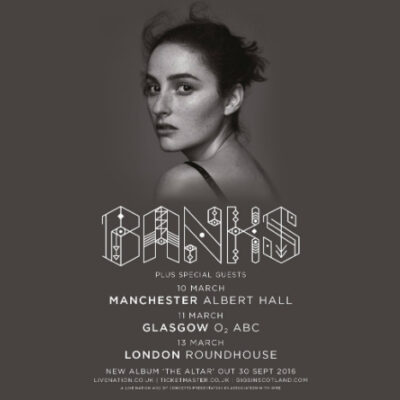 Banks UK Tour 2017 poster image