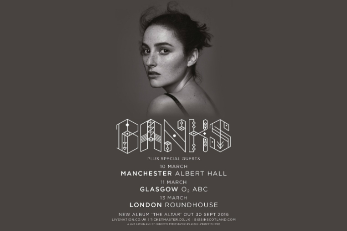 Banks announces Manchester Albert Hall gig