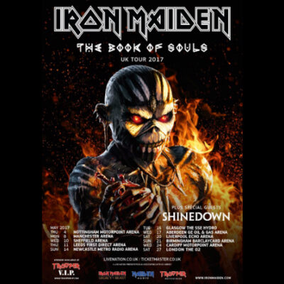 Iron Maiden tour poster