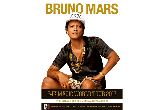 Bruno Mars announces Manchester Arena date