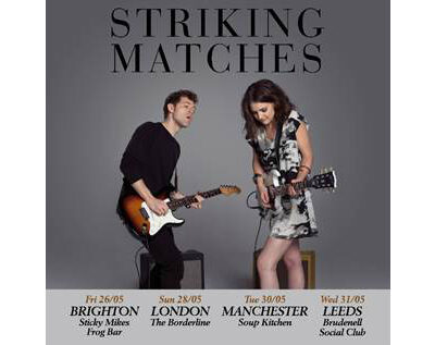 Striking Matches tour poster