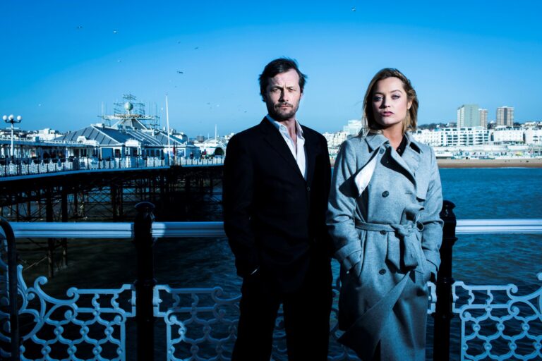 image of Bill Ward and Laura Whitmore who star in Not Dead Enough at Manchester's Opera House