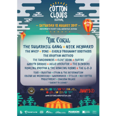 flyer for Cotton Clouds Festival 2017 in Saddleworth