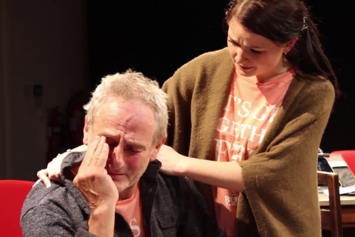 image of Ray Ashcroft and Hannah Butterfield in The Nest at 53Two Theatre