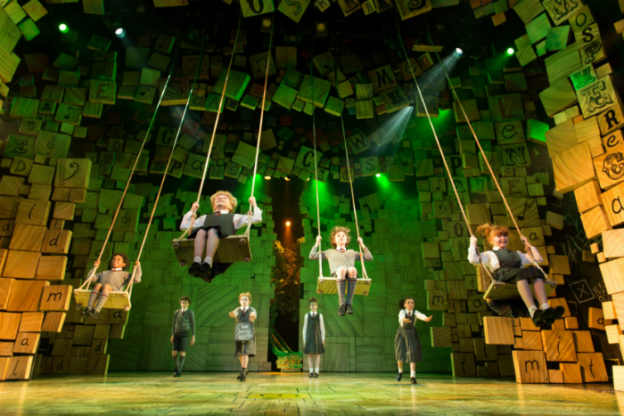 image of 's Matilda The Musical which is coming to Manchester's Palace Theatre. image credit Manuel Harlan