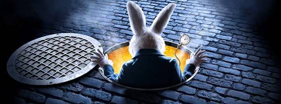 promotional image from Wonderland at Manchester's Palace Theatre