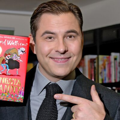 image of David Walliams with Gangsta Granny which is being performed at the Opera House, Manchester