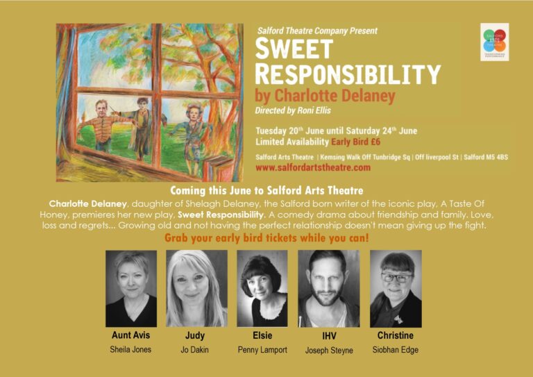 Sweet Responsibility at Salford Arts Theatre promotional poster