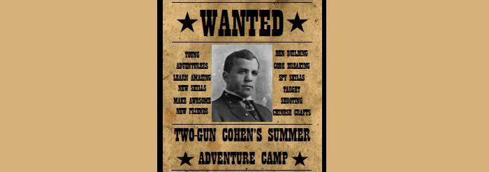 Manchester Jewish Museum to host Two-Gun Cohen’s Summer Adventure Camp