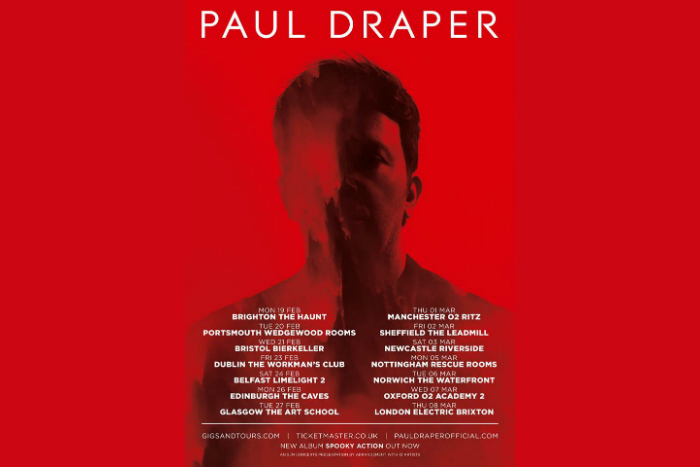 Paul Draper announces Manchester Ritz tour date