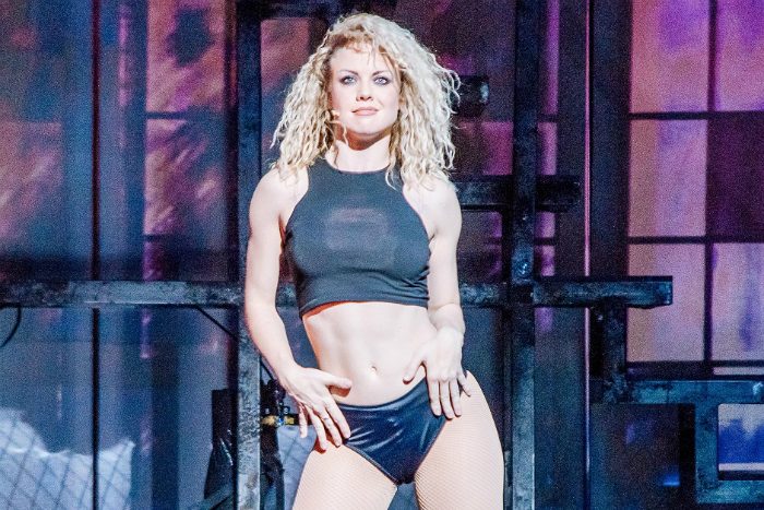 Joanne Clifton stars in Flashdance The Musical at the Palace Theatre Manchester