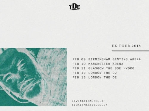 Kendrick Lamar will headline at Manchester Arena