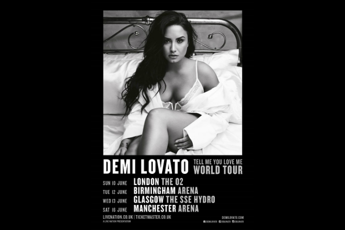 Demi Lovato announces Manchester Arena gig