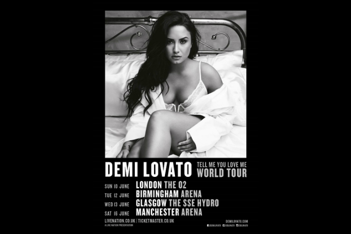 Demi Lovato will headline a Manchester gig at Manchester Arena