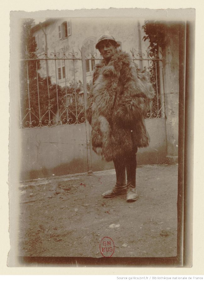 Anonymous (1916) Maurice Ravel as a Soldier, Bibliotheque nationale de France, Music Department