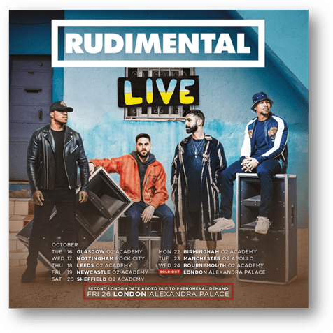 Rudimental will play a Manchester gig at the O2 Apollo