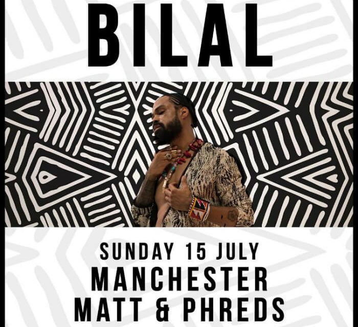 Bilal set for debut Manchester headline show at Matt & Phreds