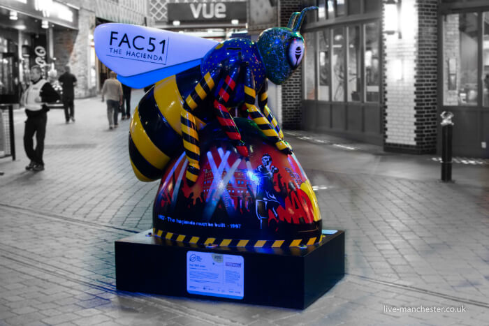 Manchester FAC51 Bee at The Printworks