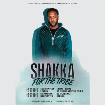 Manchester gigs - Shakka will headline at Gorilla