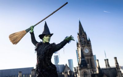 Elphaba celebrates Halloween on top of King Street Townhouse ahead of Wicked run