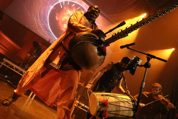 Manchester gigs - Afro Celt Sound System perform at the RNCM - image courtesy R Marrison