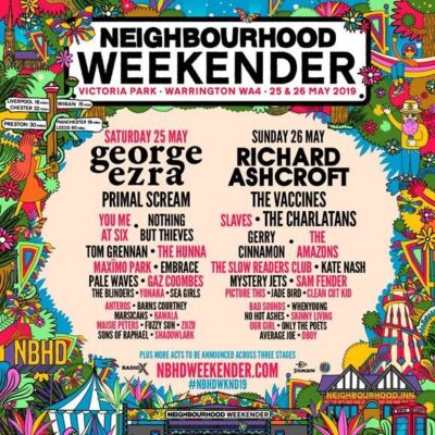 Neighbourhood Weekender 2019 has revealed lineup details