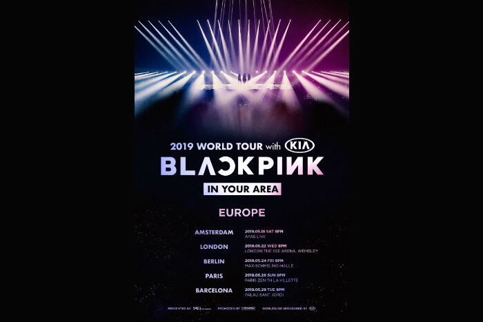 Further afield: Blackpink announce London tour date