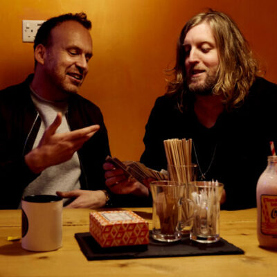 Manchester gigs - Andy Burrows and Matt Haig - image courtesy Andy Willsher