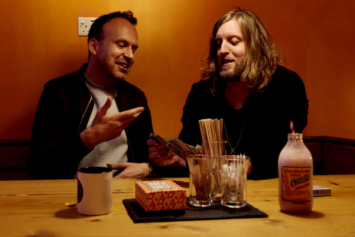 Manchester gigs - Andy Burrows and Matt Haig - image courtesy Andy Willsher