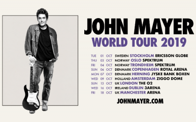 Manchester Arena – John Mayer announces headline date