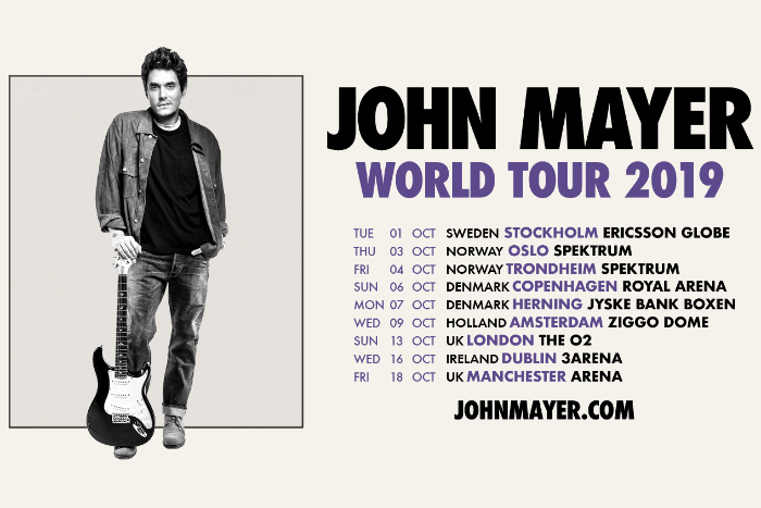 John Mayer will headline Manchester Arena