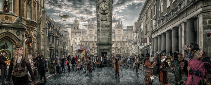 Steampunk photograph Gary Nicholls appearing at Timequake event