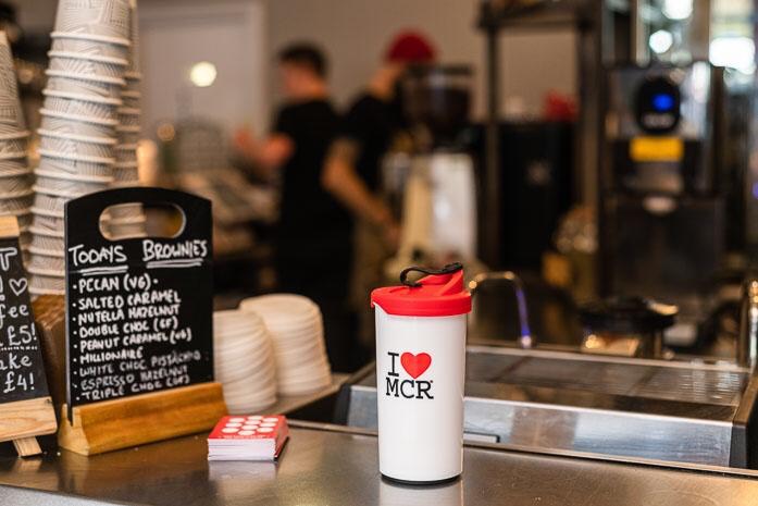 Manchester coffee shops will encourage the use of reusable coffee cups in support of the We Love Manchester charity