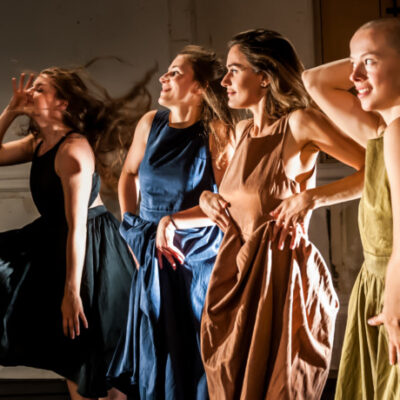Lydia Higginson, Josie Dale-Jones, Imogen Mahdavi and Olivia Norris in dressed at HOME Manchester