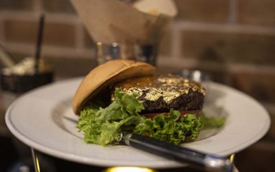 We ate a 24karat gold leaf burger … and we liked it!