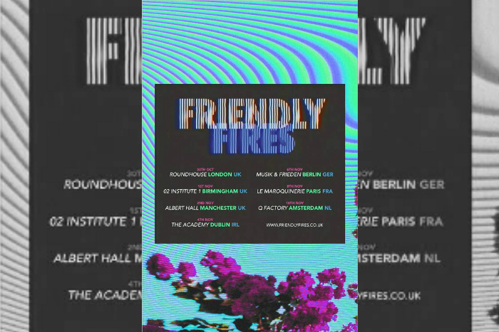 Friendly Fires announces Manchester Albert Hall gig